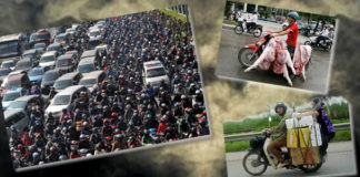 Descuido ambiental en Indonesia: un viaje en motoneta