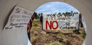 Drenaje tóxico hacia Río Metlapanapa, en Puebla, es suspendido por juez