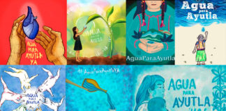 Con la Ilustratona exigen agua para Ayutla en redes sociales