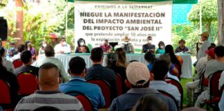 Ante titular de SEMARNAT exigen negar MIA de minera en Oaxaca