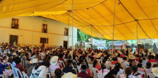 Confluyen caravana por el agua y asamblea de pueblos en la Sierra Norte de Puebla