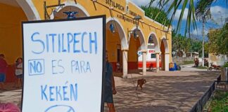 Comunidad maya de Sitilpech es violentada en plantón por policías de Yucatán