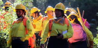Crean primera brigada de mujeres contra incendios forestales en Estado de México
