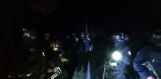 Reprimen plantón de campesinos mixes en Mogoñé Viejo, Oaxaca