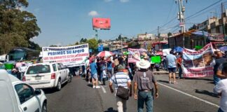 Bloquean la México-Cuernavaca, piden intervención inmediata contra tala ilegal