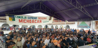 Pueblos purépechas se deslindan de Claudia Sheinbaum