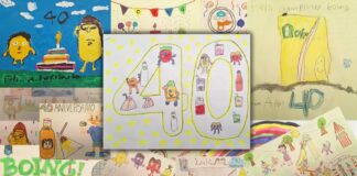 Niñez pintarrajea por los 40 años de la Cooperativa Pascual