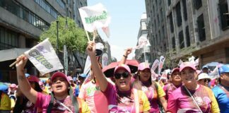 Se moviliza clase obrera y cooperativa de México