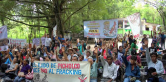 Comunidades de la Huasteca Potosina rechazan resguardo y uso de explosivos para fracking